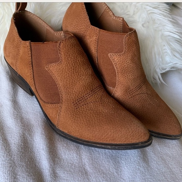 Lucky Brand joelle slip on western ankle boot - Picture 4 of 4